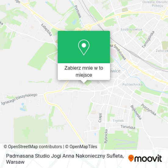 Mapa Padmasana Studio Jogi Anna Nakonieczny Sufleta