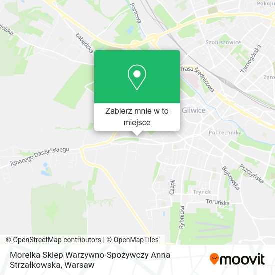 Mapa Morelka Sklep Warzywno-Spożywczy Anna Strzałkowska