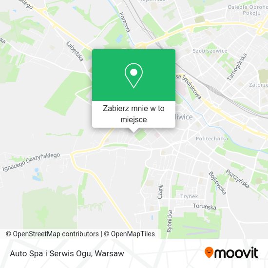 Mapa Auto Spa i Serwis Ogu