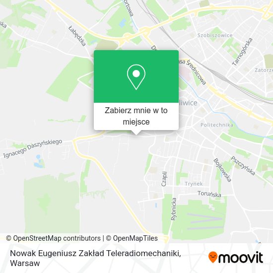 Mapa Nowak Eugeniusz Zakład Teleradiomechaniki