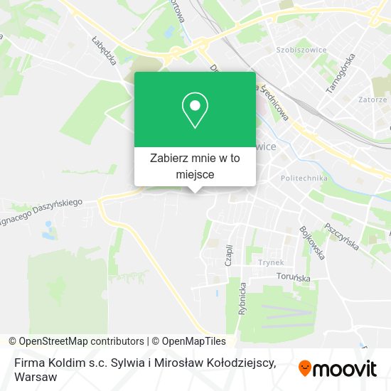 Mapa Firma Koldim s.c. Sylwia i Mirosław Kołodziejscy