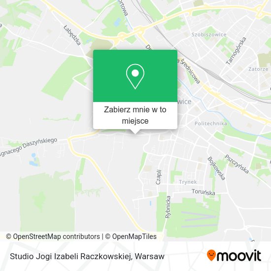 Mapa Studio Jogi Izabeli Raczkowskiej