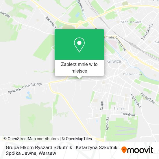 Mapa Grupa Elkom Ryszard Szkutnik i Katarzyna Szkutnik Spółka Jawna