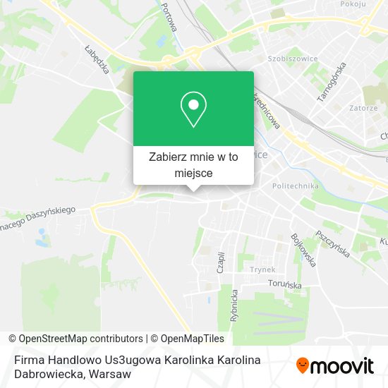 Mapa Firma Handlowo Us3ugowa Karolinka Karolina Dabrowiecka