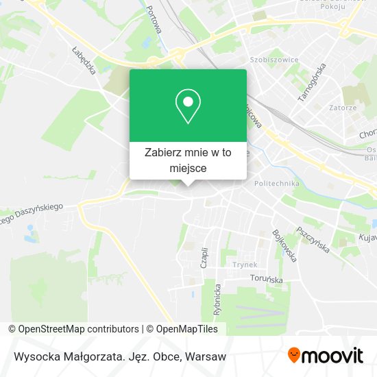 Mapa Wysocka Małgorzata. Jęz. Obce