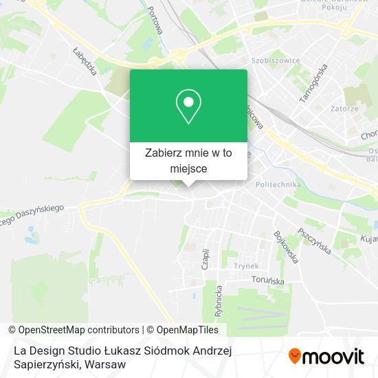 Mapa La Design Studio Łukasz Siódmok Andrzej Sapierzyński