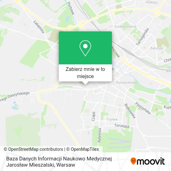 Mapa Baza Danych Informacji Naukowo Medycznej Jarosław Mieszalski