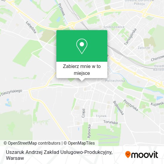 Mapa Uszaruk Andrzej Zakład Usługowo-Produkcyjny