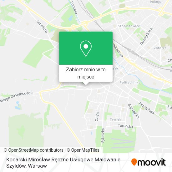 Mapa Konarski Mirosław Ręczne Usługowe Malowanie Szyldów