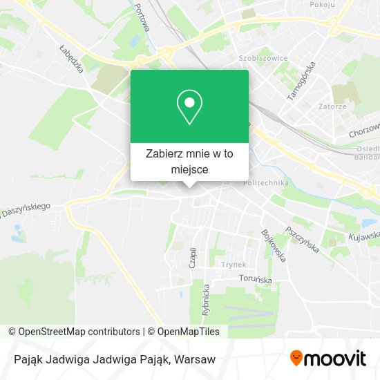 Mapa Pająk Jadwiga Jadwiga Pająk