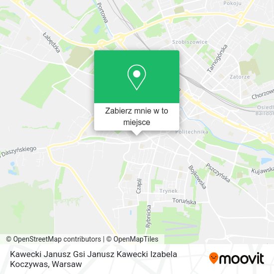 Mapa Kawecki Janusz Gsi Janusz Kawecki Izabela Koczywas