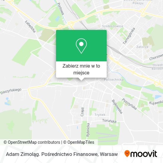 Mapa Adam Zimoląg. Pośrednictwo Finansowe