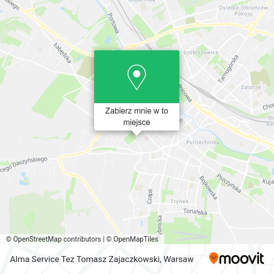 Mapa Alma Service Tez Tomasz Zajaczkowski