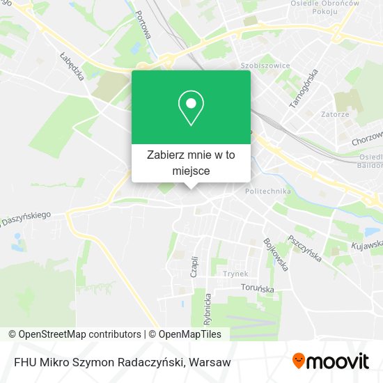 Mapa FHU Mikro Szymon Radaczyński