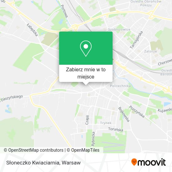 Mapa Słoneczko Kwiaciarnia