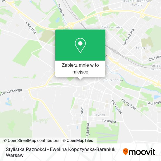 Mapa Stylistka Paznokci - Ewelina Kopczyńska-Baraniuk