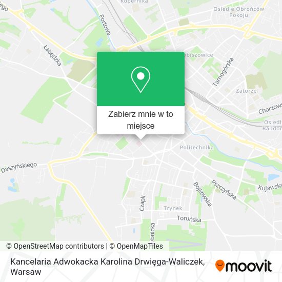 Mapa Kancelaria Adwokacka Karolina Drwięga-Waliczek