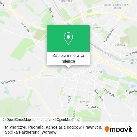 Mapa Młynarczyk, Puchała. Kancelaria Radców Prawnych. Spółka Partnerska