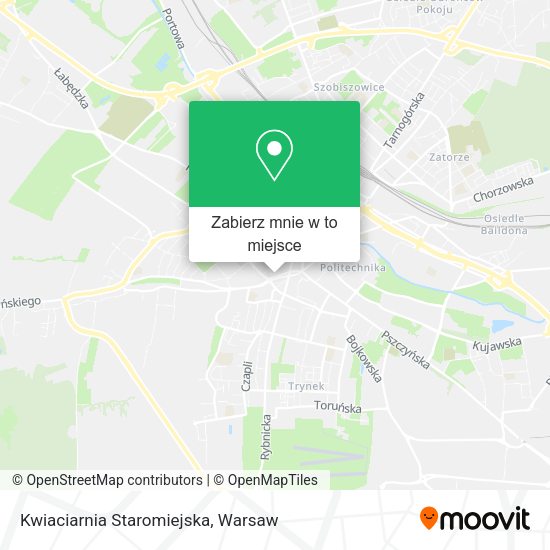 Mapa Kwiaciarnia Staromiejska