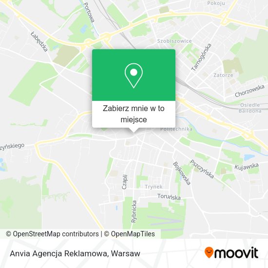 Mapa Anvia Agencja Reklamowa