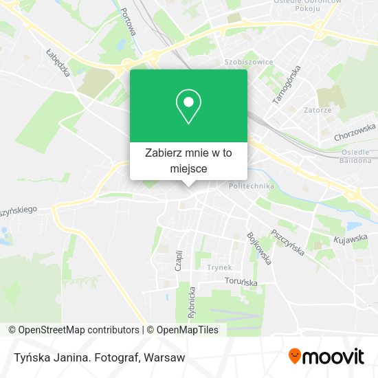 Mapa Tyńska Janina. Fotograf