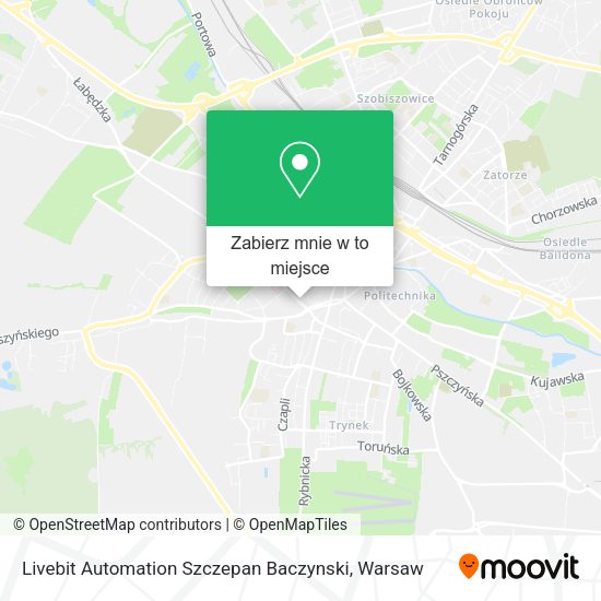 Mapa Livebit Automation Szczepan Baczynski