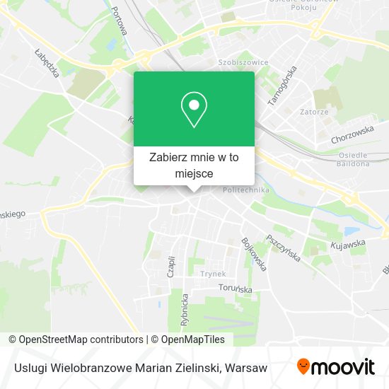 Mapa Uslugi Wielobranzowe Marian Zielinski