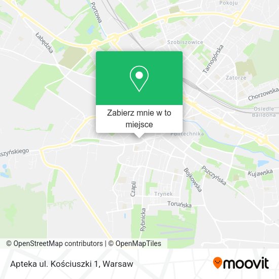 Mapa Apteka ul. Kościuszki 1