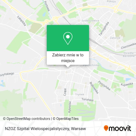 Mapa NZOZ Szpital Wielospecjalistyczny