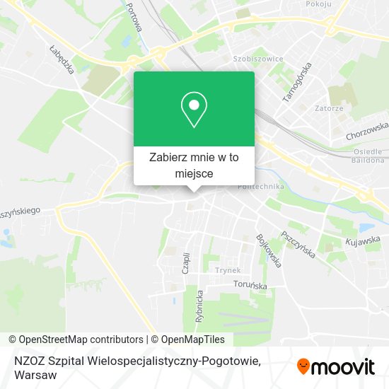 Mapa NZOZ Szpital Wielospecjalistyczny-Pogotowie