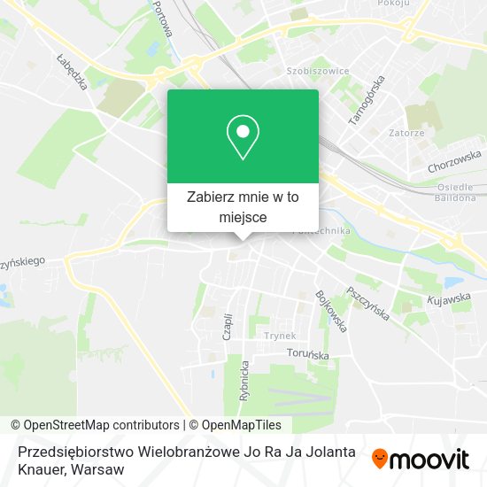 Mapa Przedsiębiorstwo Wielobranżowe Jo Ra Ja Jolanta Knauer