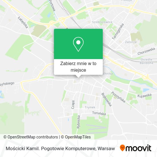 Mapa Mościcki Kamil. Pogotowie Komputerowe