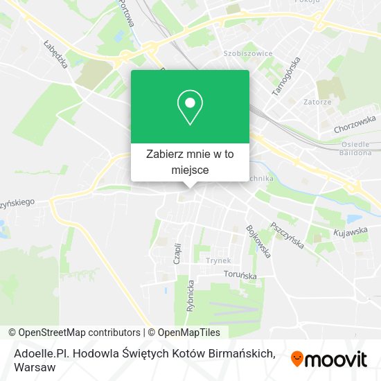 Mapa Adoelle.Pl. Hodowla Świętych Kotów Birmańskich