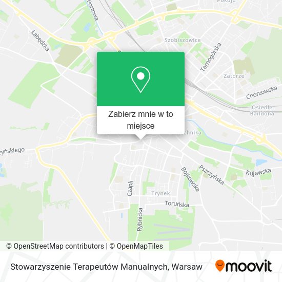 Mapa Stowarzyszenie Terapeutów Manualnych