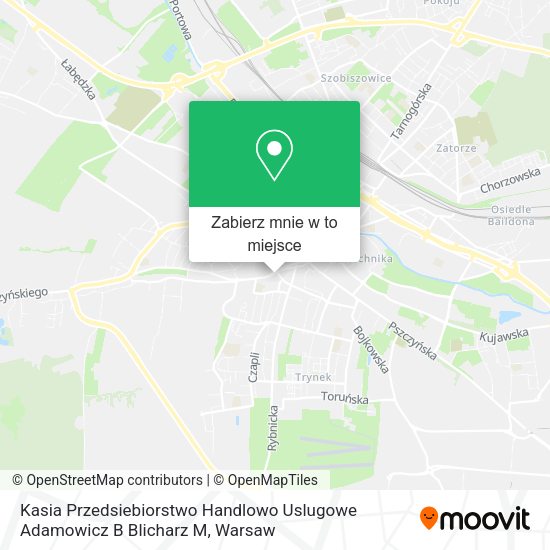 Mapa Kasia Przedsiebiorstwo Handlowo Uslugowe Adamowicz B Blicharz M