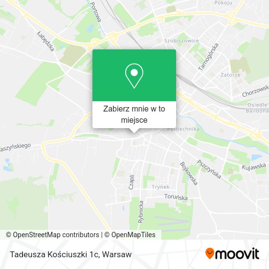 Mapa Tadeusza Kościuszki 1c