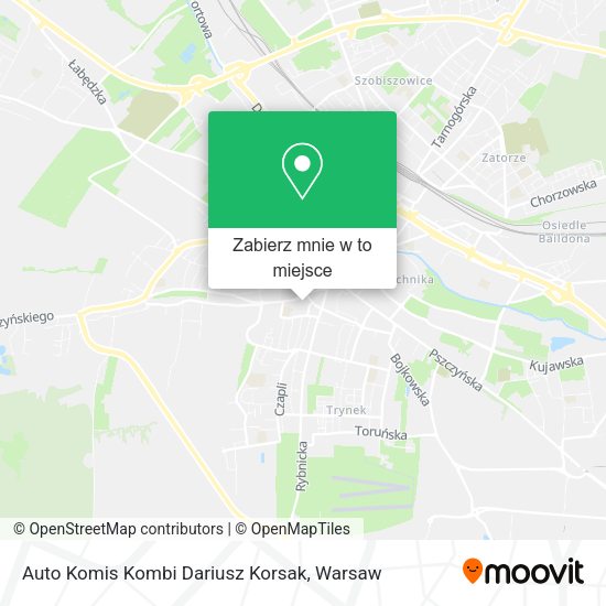 Mapa Auto Komis Kombi Dariusz Korsak