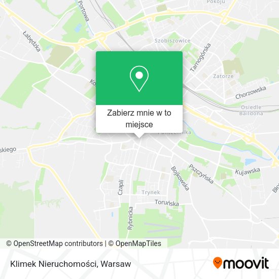 Mapa Klimek Nieruchomości