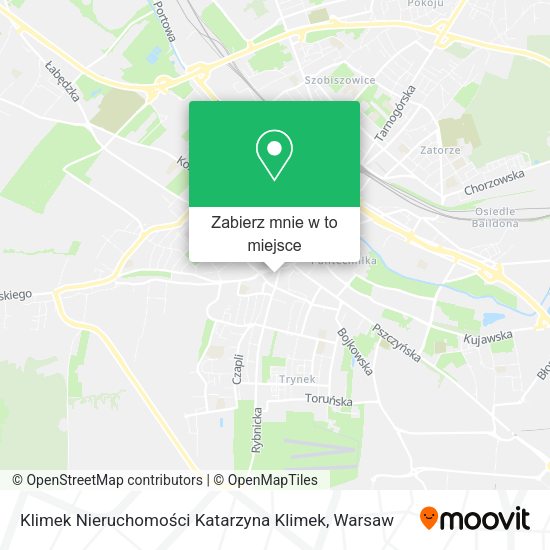 Mapa Klimek Nieruchomości Katarzyna Klimek