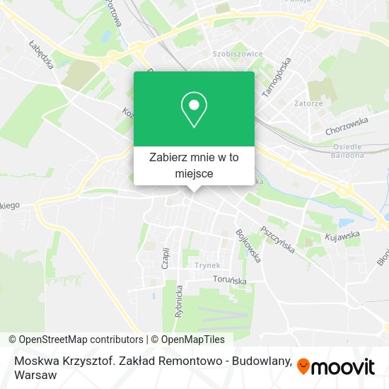 Mapa Moskwa Krzysztof. Zakład Remontowo - Budowlany