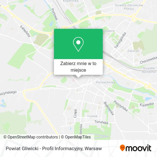 Mapa Powiat Gliwicki - Profil Informacyjny