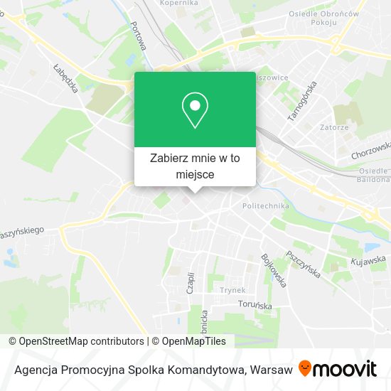 Mapa Agencja Promocyjna Spolka Komandytowa