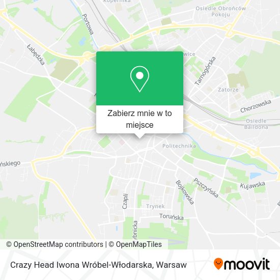 Mapa Crazy Head Iwona Wróbel-Włodarska