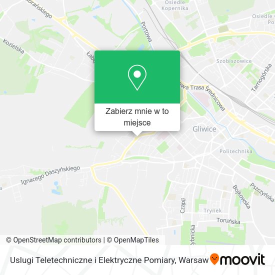 Mapa Uslugi Teletechniczne i Elektryczne Pomiary