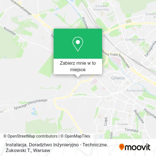 Mapa Instalacja. Doradztwo Inżynieryjno - Techniczne. Żukowski T.