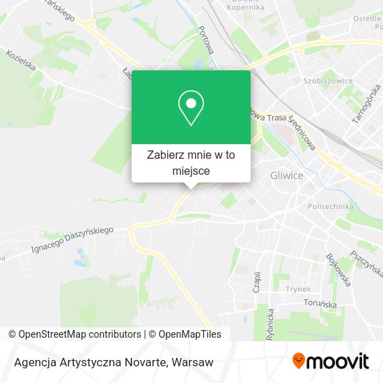 Mapa Agencja Artystyczna Novarte