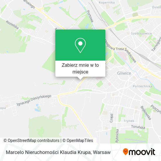 Mapa Marcelo Nieruchomości Klaudia Krupa