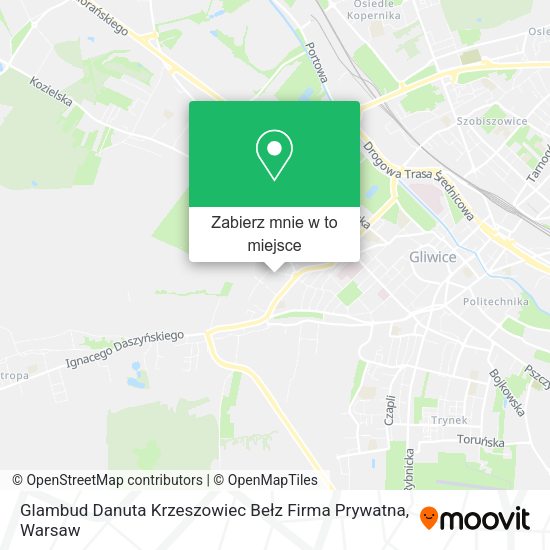 Mapa Glambud Danuta Krzeszowiec Bełz Firma Prywatna