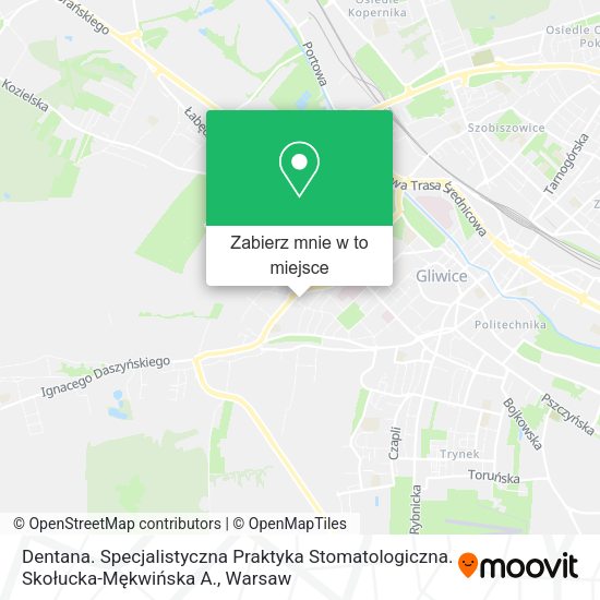 Mapa Dentana. Specjalistyczna Praktyka Stomatologiczna. Skołucka-Mękwińska A.