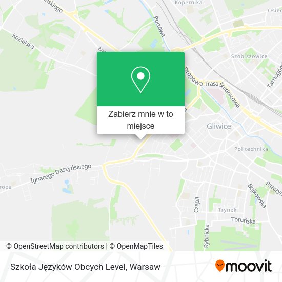 Mapa Szkoła Języków Obcych Level